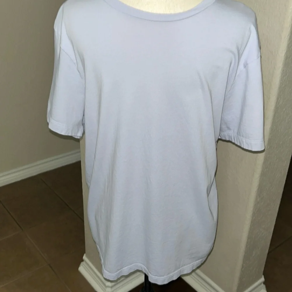 J.Crew light blue washed short sleeve crewneck T-shirt, Size L